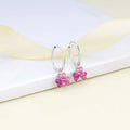 Silver Clover Kids Hoop Earrings – Lucky Charm in Pure 925 Silver