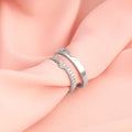 Silver Cupid Arrow Couple Bands – Struck by Love, Bound by Silver