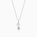 Silver Double Heart Infinity Pendant – Eternal Love in Pure 925 Silver