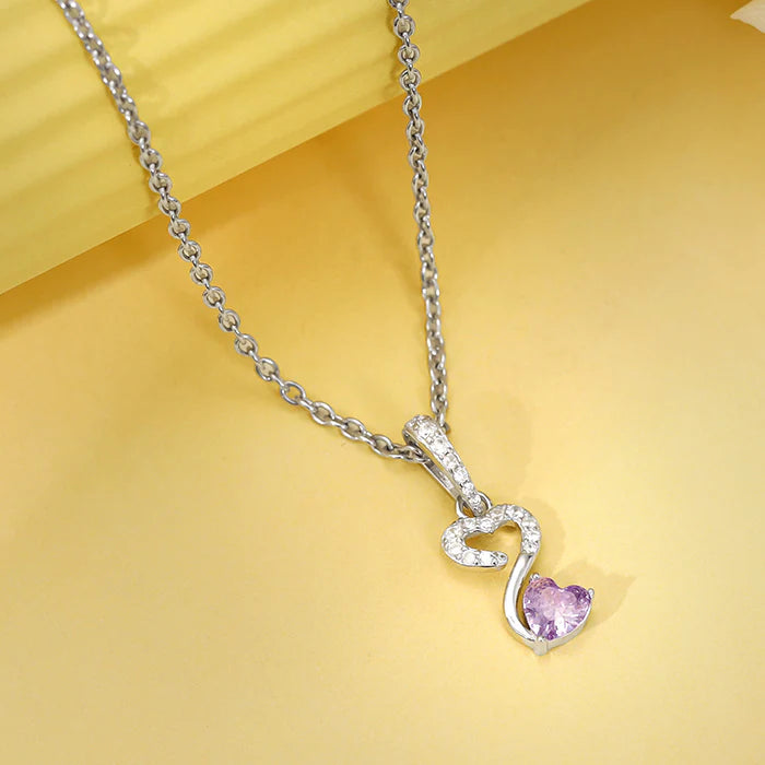 Silver Double Heart Infinity Pendant – Eternal Love in Pure 925 Silver