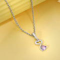 Silver Double Heart Infinity Pendant – Eternal Love in Pure 925 Silver