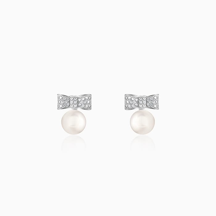 Silver Dreamy Pearls Earrings – Elegance in Pure 925 Silver