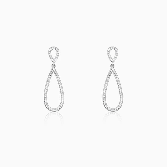 Silver Elegant Drop Earrings – Grace in Pure 925 Silver