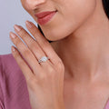 Silver Ersa Ring – A Whisper of Elegance, Etched in Silver