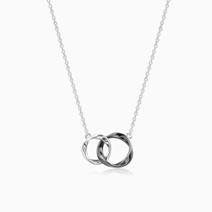 Silver Eternal Knot Pendant with Link Chain – Made with Pure 925 Silver