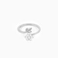 Silver Flower Girl Ring – Bloom with Grace, Shine with Silver