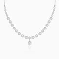 Silver Glittering Hexagon Necklace – Made with Pure 925 Silver
