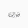 Silver Glittering Ring – Where Shine Meets Sophistication