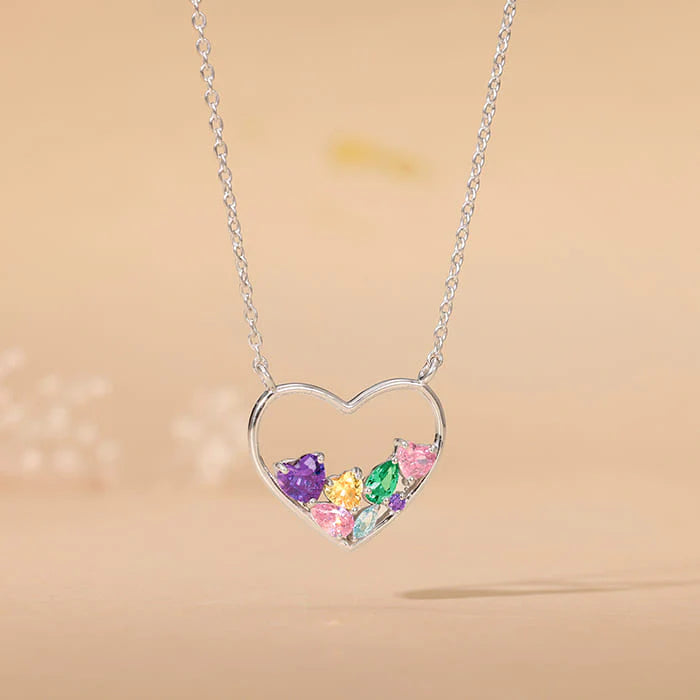 Silver Heart to Heart Necklace – A Bond Woven in Pure 925 Silver