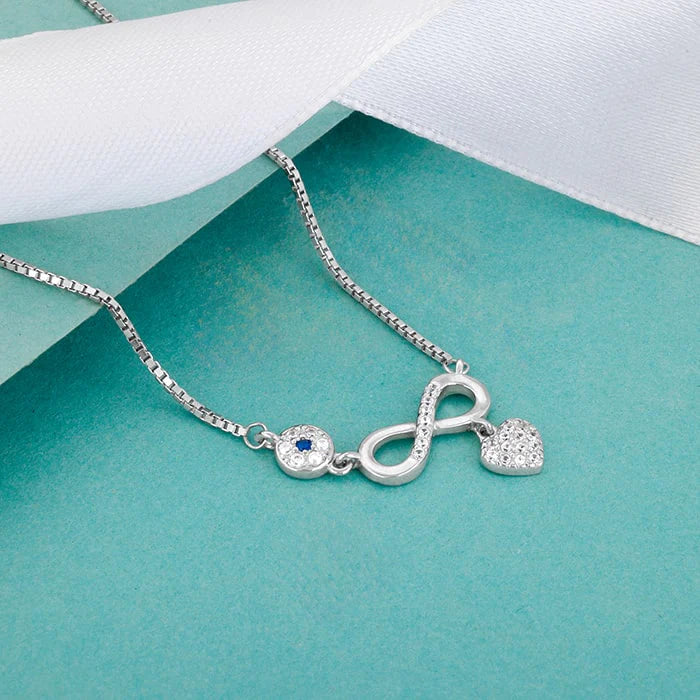 Silver Infinity Love Necklace – Made with Pure 925 Silver