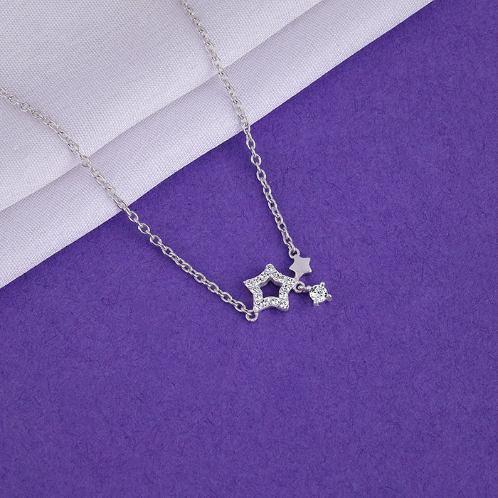 Silver Magical Stardust Necklace – A Glimmer of Dreams in Pure 925 Silver