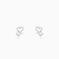 Silver Mini Heart Drop Earrings – A Subtle Touch of Love in Pure 925 Silver