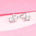 Silver Mini Heart Drop Earrings – A Subtle Touch of Love in Pure 925 Silver