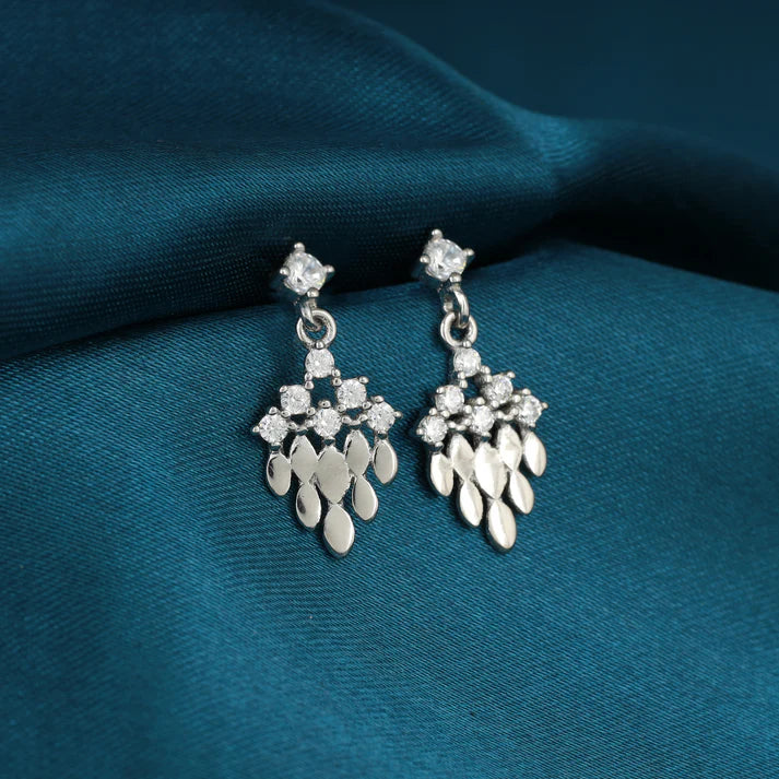 Silver Mini Heart Drop Earrings – A Subtle Touch of Love in Pure 925 Silver
