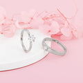 Silver Minimal Couple Rings – A Simple Promise, Eternally Pure