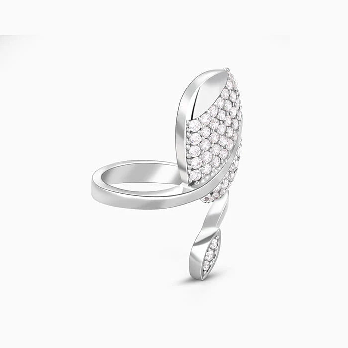 Silver Mystical Snake Nail Ring – Power. Mystery. Protection