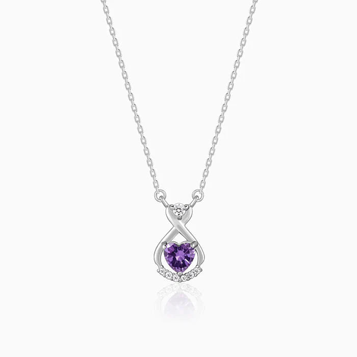 Silver Perennial Love Pendant with Link Chain – Made with Pure 925 Silver