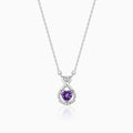 Silver Perennial Love Pendant with Link Chain – Made with Pure 925 Silver
