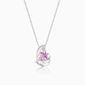 Silver Pink Angel Wings of Protection Necklace – Grace in Every Guardian Touch