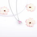 Silver Pink Angel Wings of Protection Necklace – Grace in Every Guardian Touch