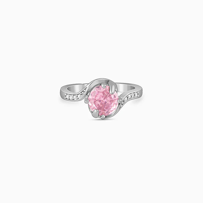 Silver Pink Shine Ring – Grace in Silver, Glow in Pink