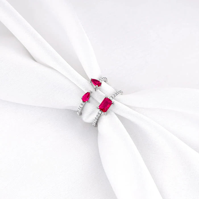 Silver Pinky Faux Stack Ring – Sleek Layers, Singular Style