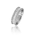 Silver Polished Imported Partywear Freesize Ring – A Gleaming Touch of Sophistication for Any Celebration