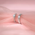 Silver Power Pair Couple Bands – Two Souls, One Strength