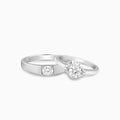 Silver Power Pair Couple Bands – Two Souls, One Strength