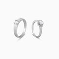 Silver Power Pair Couple Bands – Two Souls, One Strength
