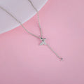 Silver Pretty Butterfly Pendant with Link Chain – Made with Pure 925 Silver