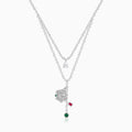 Silver Te Amo Layered Necklace – A Whisper of Love in Pure 925 Silver