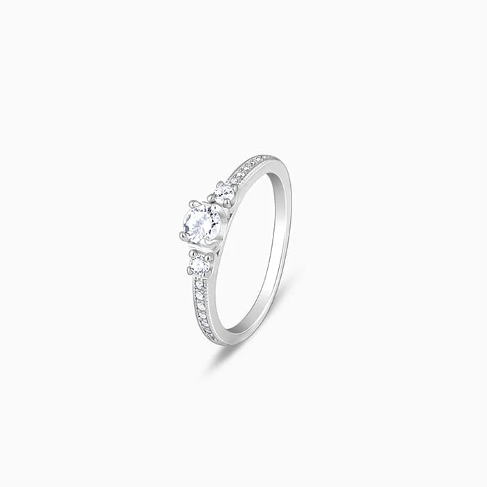 Silver Trilogy of Love Ring – Past, Present & Forever in One