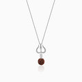 Silver Trishul & Rudraksha Pendant – Strength & Spirituality in Pure 925 Silver