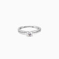 Silver Zircon Layered Ring – Layers of Sparkle, Crafted in Silver