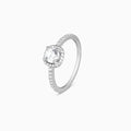 Silver Zircon Stardust Ring – A Universe of Sparkle at Your Fingertips