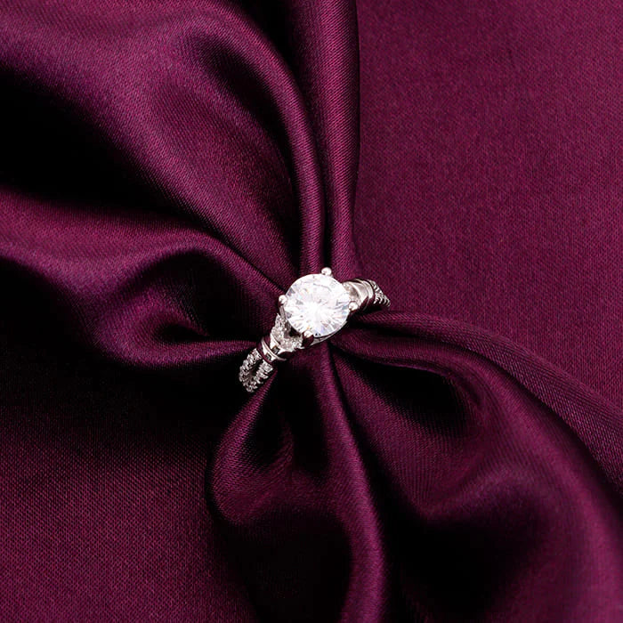 Silver Zircon Studded Ring – Sparkle That Speaks of Grace & Glamour