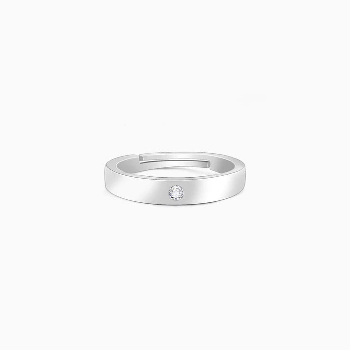 Silver Zircon True Love Ring – A Sparkle That Speaks of Forever