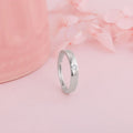 Silver Zircon True Love Ring – A Sparkle That Speaks of Forever