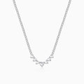 Silver Zirconia Heart Necklace – Sparkle of Love in Pure 925 Silver