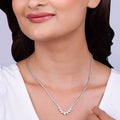 Silver Zirconia Heart Necklace – Sparkle of Love in Pure 925 Silver