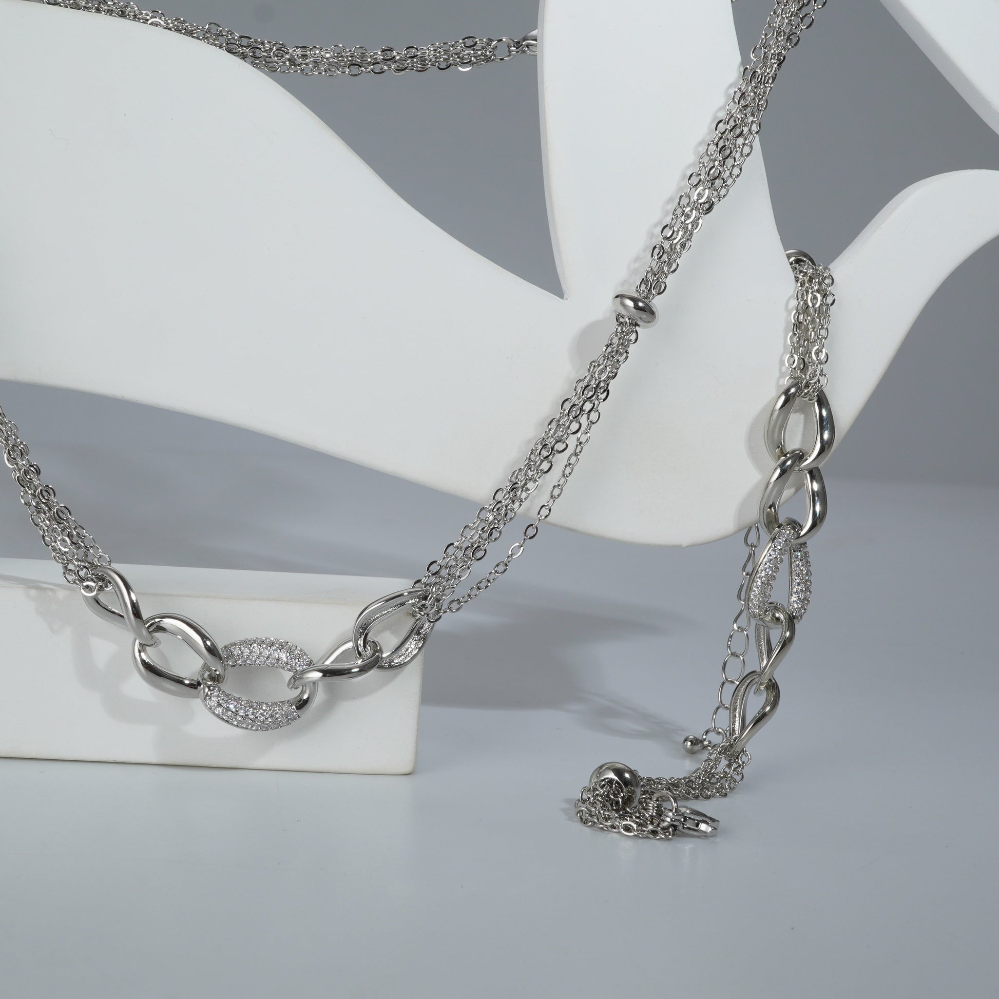 Silverpolish Necklace and Bracelet Combo Jewelry – Timeless Elegance in Perfect Harmony