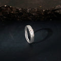Silver Fibonacci Flow Ring For Him – Where Art Meets Precision