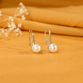 Silver Pearl Small Stud Earrings – A Touch of Grace in Pure 925 Silver
