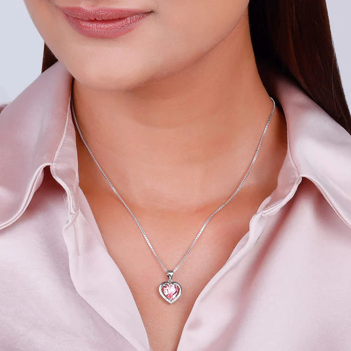 Silver Valentine Pendant – Made with Pure 925 Silver