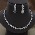 Single Line Triangle Design Diamond Necklace – A Chic Twist on Classic Elegance
