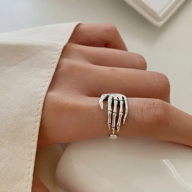 Skeleton Grip Ring – Fierce, Fearless, and Full of Attitude