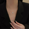 Sparkling Butterfly Charm Necklace – Grace in Motion, Elegance in Every Detail