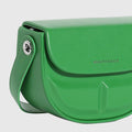 Structured Curve Handbag – Green – Where Boldness Meets Elegance