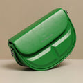 Structured Curve Handbag – Green – Where Boldness Meets Elegance